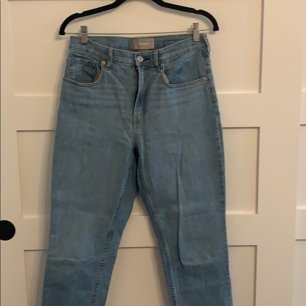 Everlane high waist straight leg jean